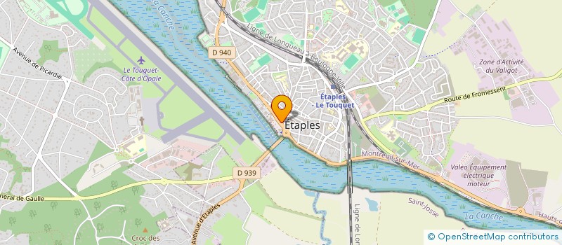 localisation de l'entreprise N 15 à ETAPLES