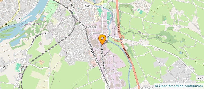 localisation de l'entreprise N'2SENS  LE COTEAU