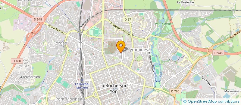 localisation de l'entreprise N&A à LA ROCHE-SUR-YON