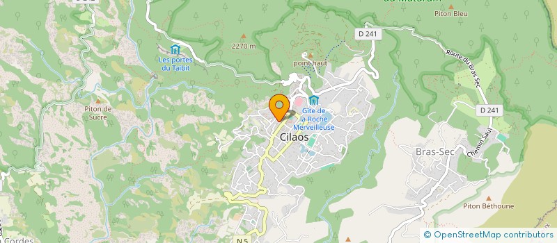 localisation de l'entreprise N-A  CILAOS