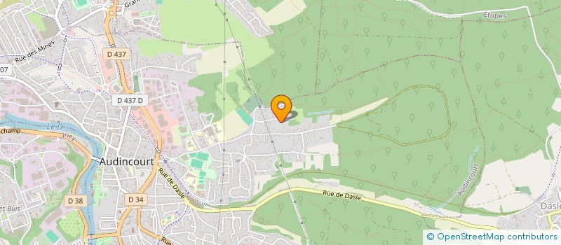 localisation de l'entreprise N.A  AUDINCOURT