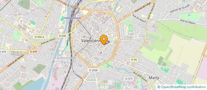localisation de l'entreprise N&A à VALENCIENNES