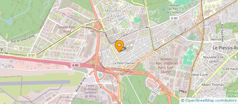 localisation de l'entreprise N & A  CLAMART