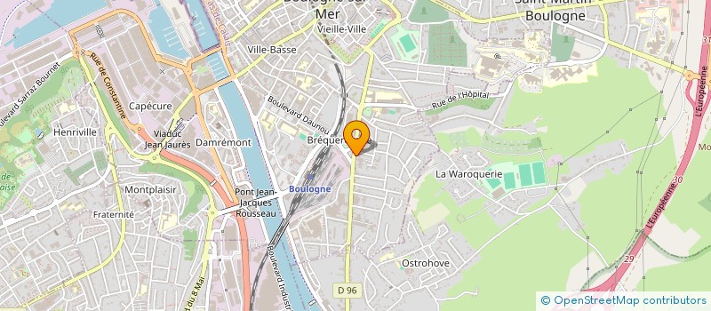 localisation de l'entreprise N A A C OPTIC à BOULOGNE-SUR-MER