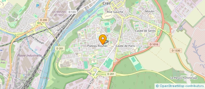 localisation de l'entreprise N.A. AUTO  CREIL