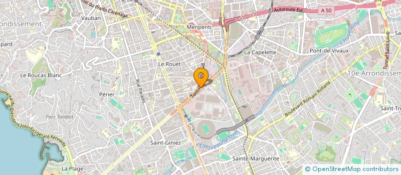 localisation de l'entreprise N.A.AUTOS  MARSEILLE