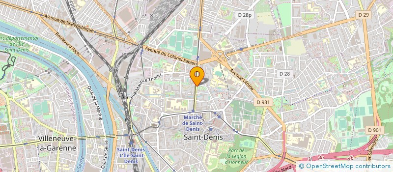 localisation de l'entreprise N A B à SAINT-DENIS