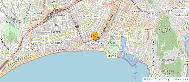 localisation de l'entreprise N.A. COMMERCE à NICE
