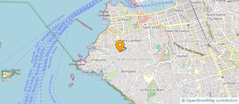 localisation de l'entreprise N A E à MARSEILLE