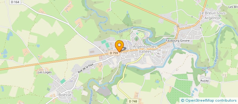 localisation de l'entreprise N A E V  ARGENTONNAY