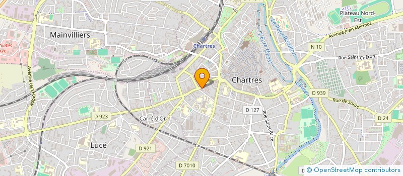 localisation de l'entreprise N.A.F.3 à CHARTRES