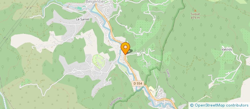 localisation de l'entreprise N A F  BELGENTIER