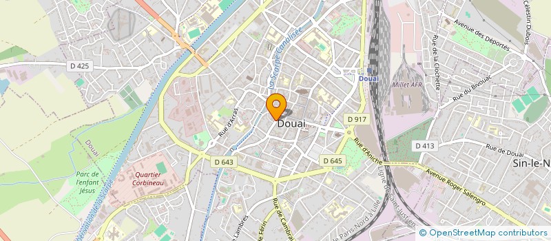 localisation de l'entreprise N A F A à DOUAI