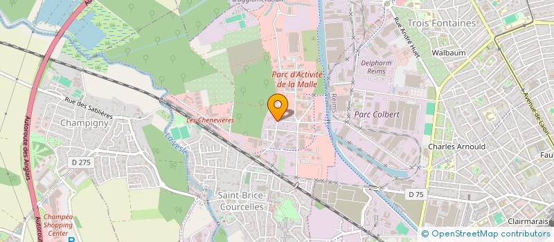 localisation de l'entreprise N.A.G.P.1  SAINT-BRICE-COURCELLES