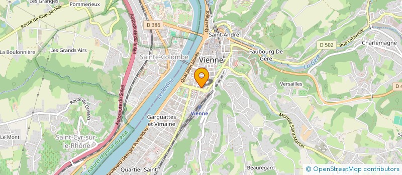 localisation de l'entreprise N.A GESTION BRASS'HOLDING à VIENNE
