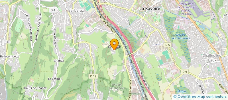 localisation de l'entreprise N A I  LA RAVOIRE