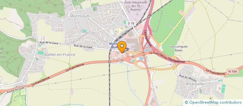 localisation de l'entreprise N.A.I TRANSPORTS à BAILLET-EN-FRANCE