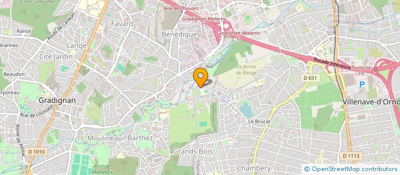 localisation de l'entreprise N & A IMMOBILIER à GRADIGNAN