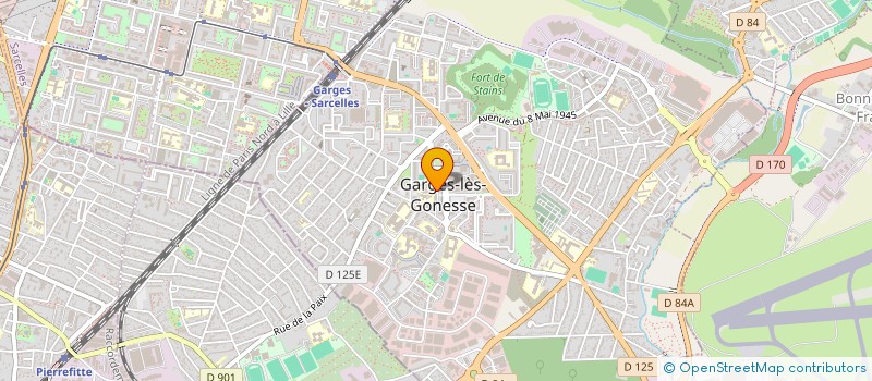 localisation de l'entreprise N.A. INTERNATIONAL à GARGES LES GONESSE