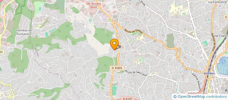 localisation de l'entreprise N.A INVESTMENT  ANTIBES