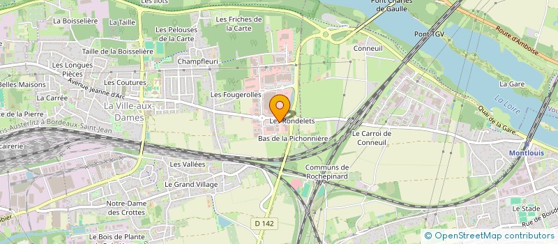 localisation de l'entreprise N.A.J.O.  SAINT-PIERRE-DES-CORPS