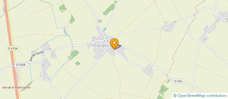 localisation de l'entreprise N.A.K.D.  CHAVIGNY-BAILLEUL