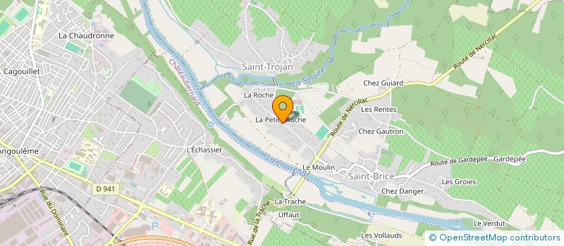 localisation de l'entreprise N-A-O à CHATEAUBERNARD