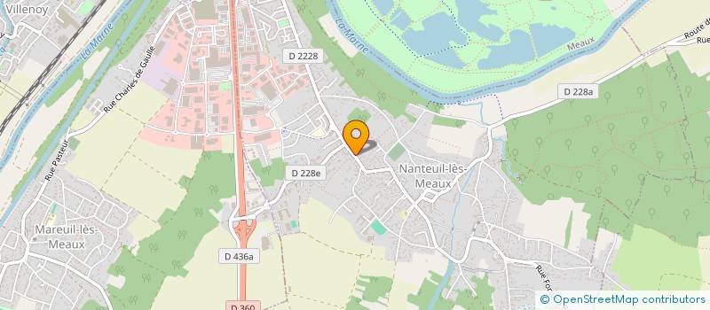 localisation de l'entreprise N.A. PEINTURE PF à NANTEUIL-LES-MEAUX