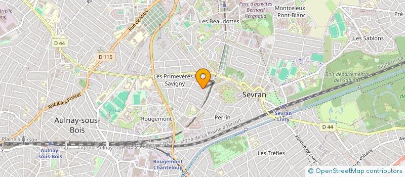 localisation de l'entreprise N.A RENOV à SEVRAN