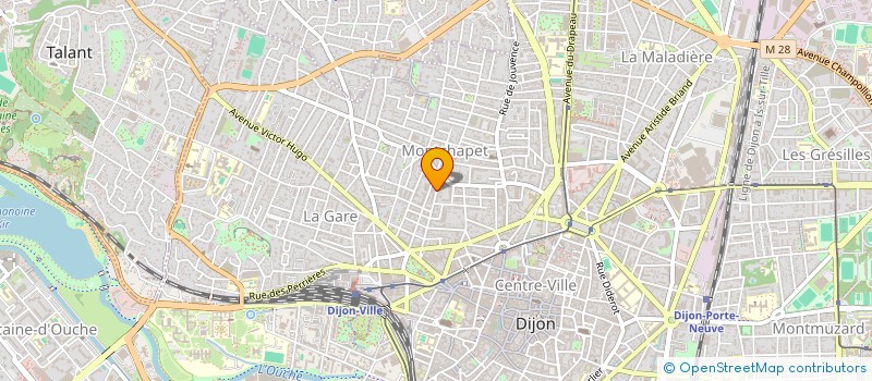 localisation de l'entreprise N.A.S à DIJON