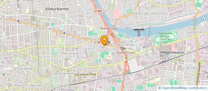 localisation de l'entreprise N.A.S. DIFFUSION  VILLEURBANNE