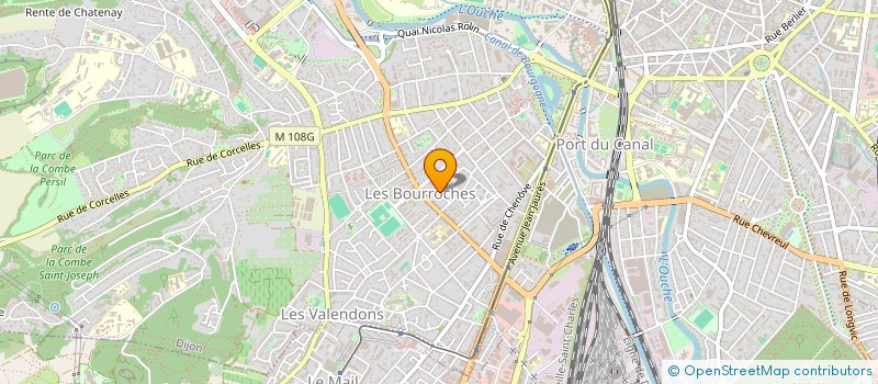 localisation de l'entreprise N.A.T.E à DIJON