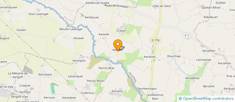 localisation de l'entreprise N.A. TRANSPORTS à PLOUIDER