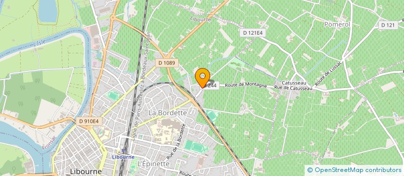 localisation de l'entreprise N.A.V.Y. IMMO  LIBOURNE