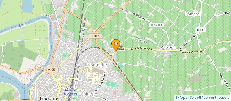 localisation de l'entreprise N.A.V.Y. PODINVEST  LIBOURNE