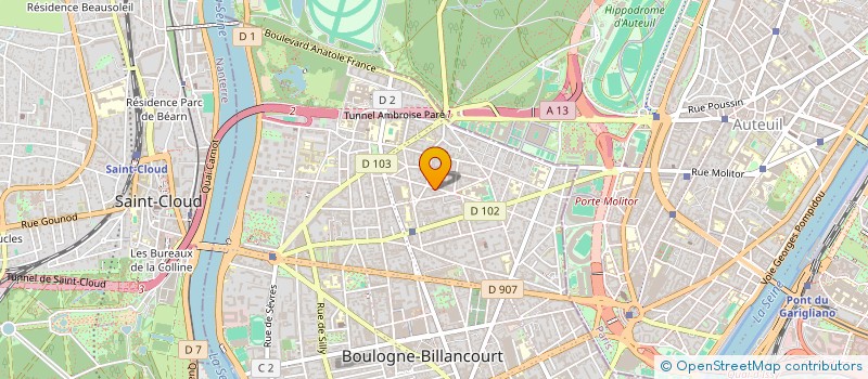 localisation de l'entreprise N'AMASSE PAS MOUSSE à BOULOGNE-BILLANCOURT