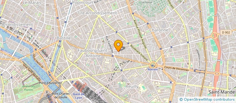 localisation de l'entreprise N AND CO  PARIS