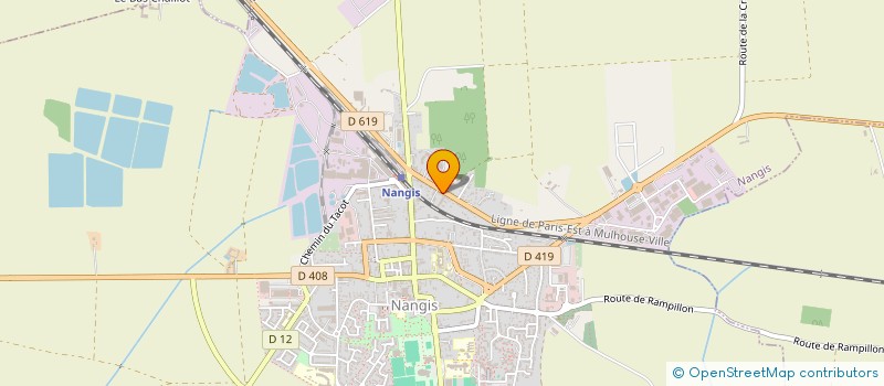 localisation de l'entreprise N & ASSOCIES  NANGIS