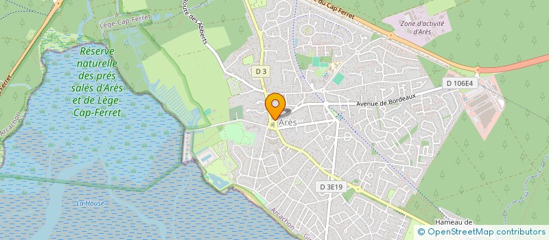 localisation de l'entreprise N'ATA VOTA  ARES