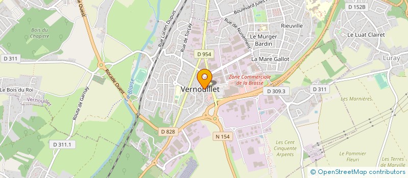 localisation de l'entreprise N.ATELECOMENERGIE à VERNOUILLET