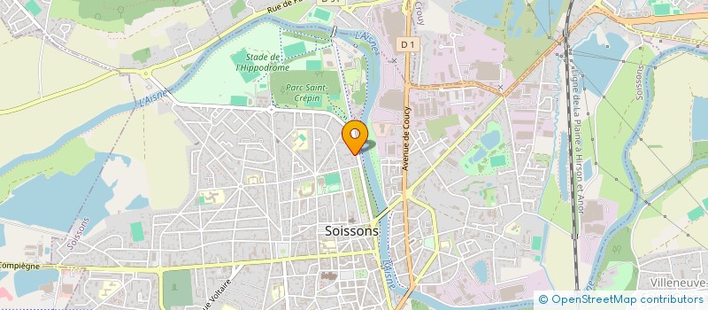 localisation de l'entreprise N'AUTO à SOISSONS