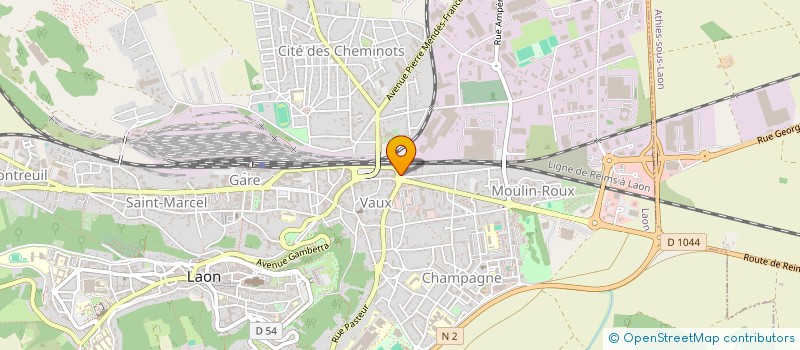 localisation de l'entreprise N'AUTO CONSEIL à LAON