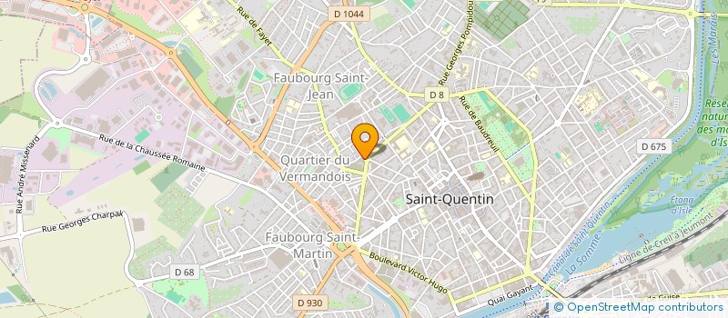 localisation de l'entreprise N'AUTO PRESTIGE à SAINT-QUENTIN