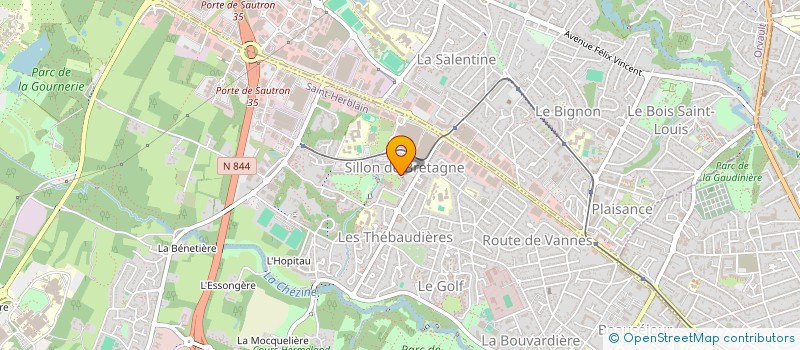 localisation de l'entreprise N B 44  SAINT-HERBLAIN