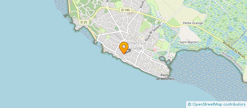 localisation de l'entreprise N.B.A.  MESCHERS-SUR-GIRONDE