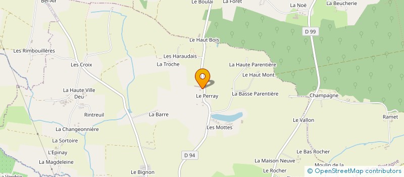 localisation de l'entreprise N.B.A.B  SAINTE-COLOMBE