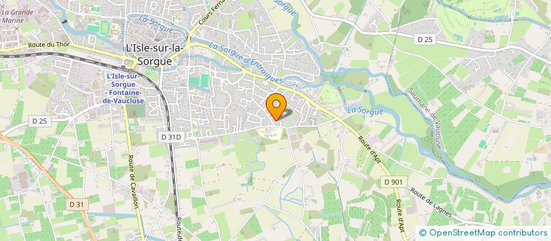 localisation de l'entreprise N.B.C  L'ISLE-SUR-LA-SORGUE