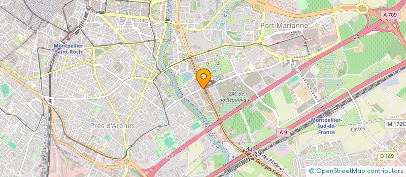 localisation de l'entreprise N&B CONCEPT à MONTPELLIER