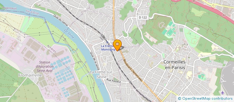 localisation de l'entreprise N.B. CONSEILS  LA FRETTE-SUR-SEINE