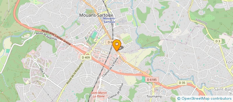 localisation de l'entreprise N.B. CONSTRUCTION à MOUGINS